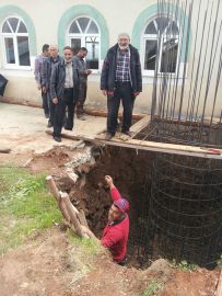 Ulukale Camisinin minare temeli atıldı.23/04/2014